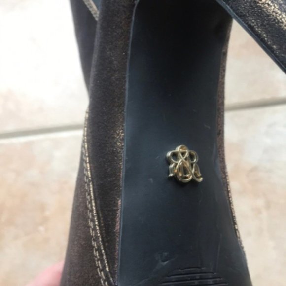 💕3/$30💕 NWOT Rock & Republic “Georgine” Bronze Ankle Booties Size 8.5M - Picture 8 of 8